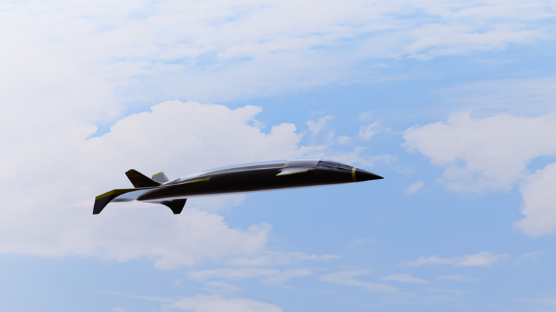 The 3D concept offers a hypersonic flight in the clouds