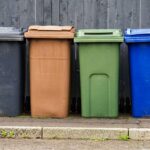 Wheelie bins are successively designated for recycling in the UK