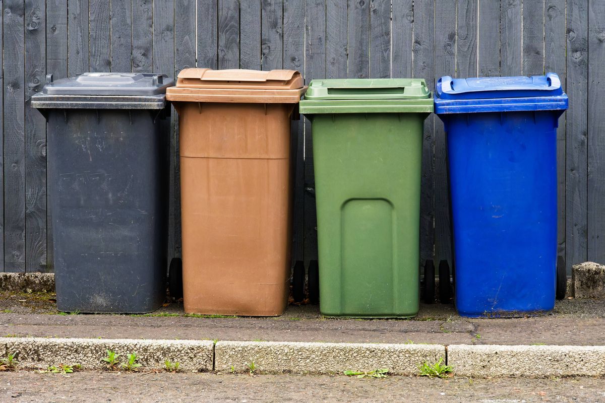 Wheelie bins are successively designated for recycling in the UK