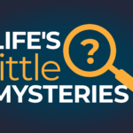 Life's Little Mysteries icon with a question mark in a magnifying glass