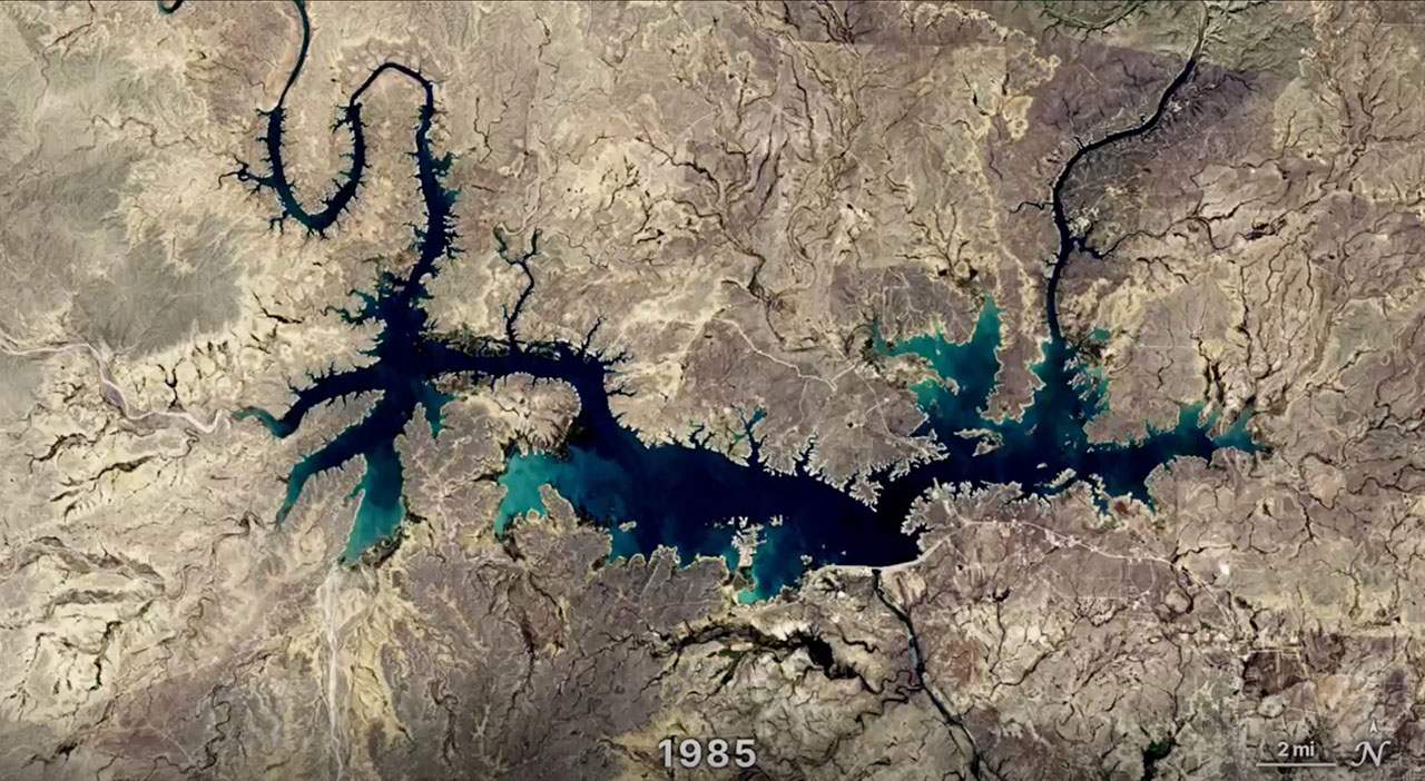 Landsat Reveals Lake Changes and Bathymetry - NASA Science
