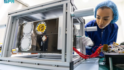 Saudi Arabia makes history by launching the 'Shams' satellite, joining NASA's Artemis Program